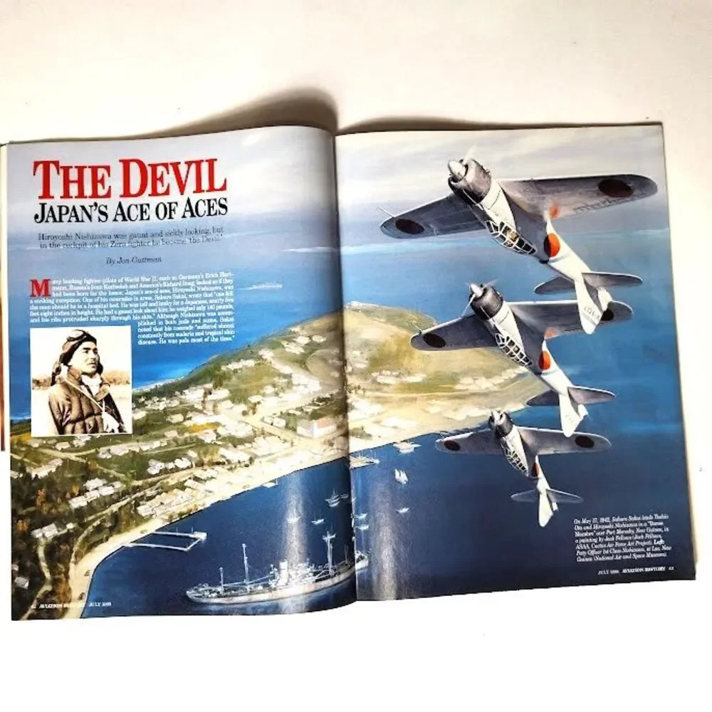 Aviation History Magazine Lot of 3 1996 & 1998 Peashooter Zero Ace Manila Bay